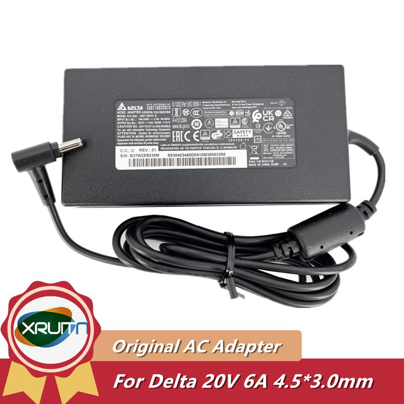 Laptop Charger - Genuine Delta ADP-120VH D 20V 6A