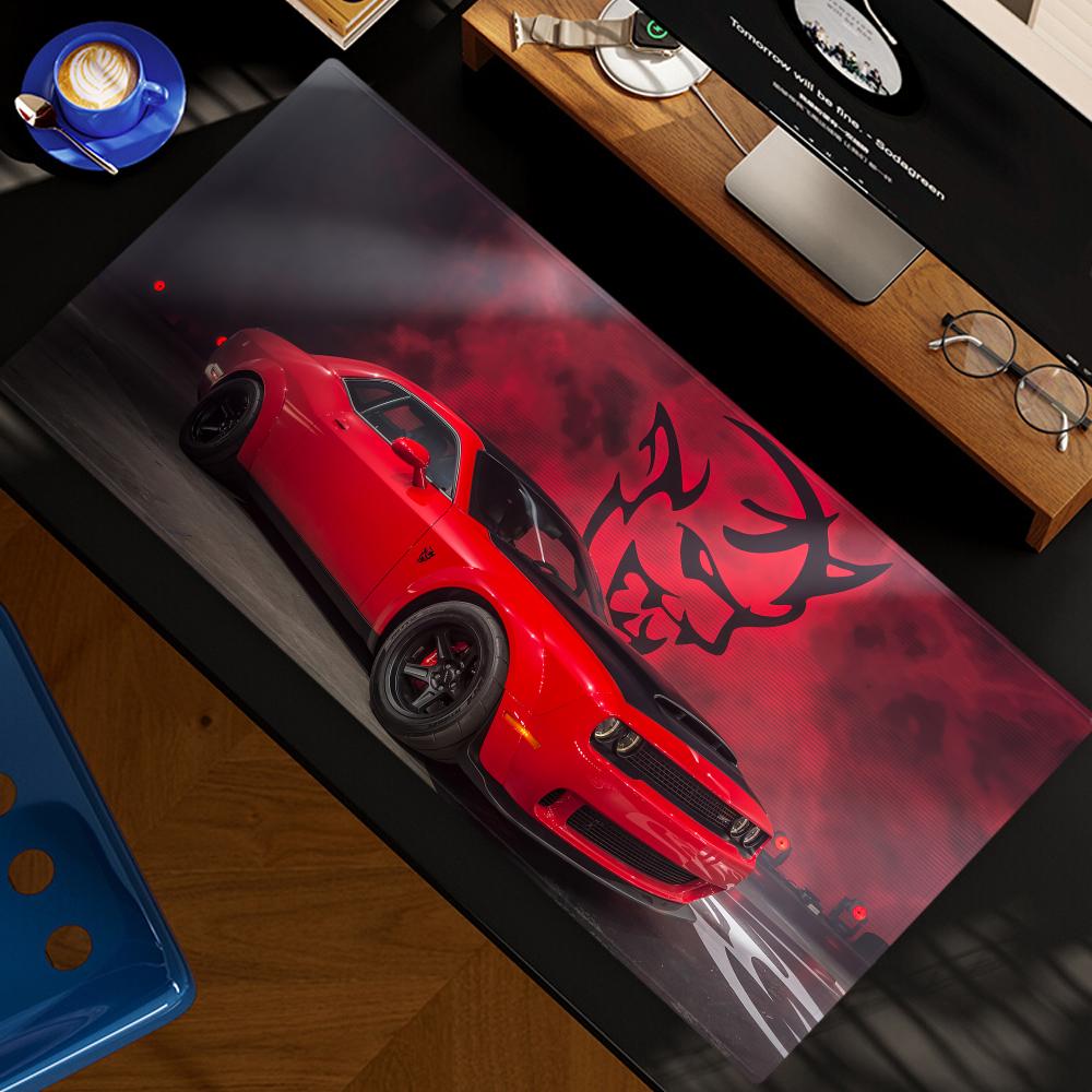 Laptop Cooling Pad - D-DodgeS Car Cool Mouse Pad XXL