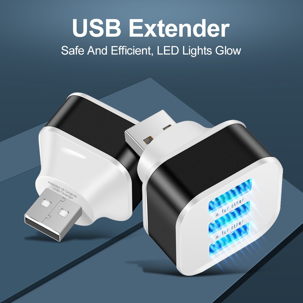 3 Port USB Slots Adaptor USB 3 - огляд і ціна Laptop Charger