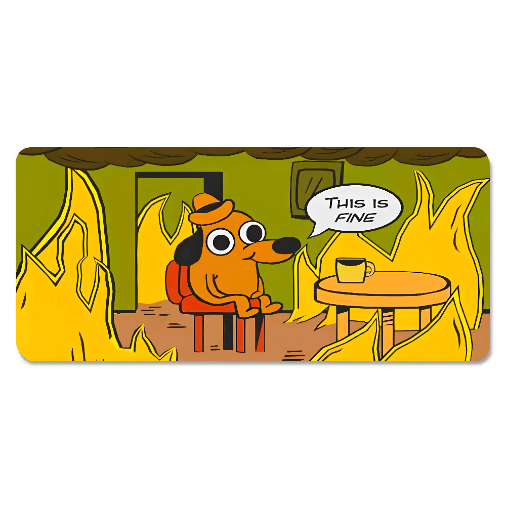 This Is Fine Dog Dachshund Mou - огляд і ціна Laptop Mouse