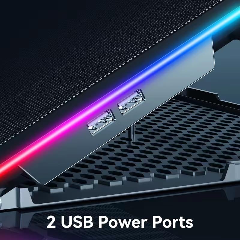 RGB Laptop Cooling Pad Gaming  - огляд і ціна Laptop Cooling Pad
