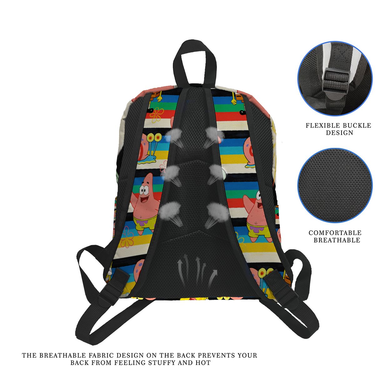 SpongeBob SquarePants Striped  - огляд і ціна Laptop Bag