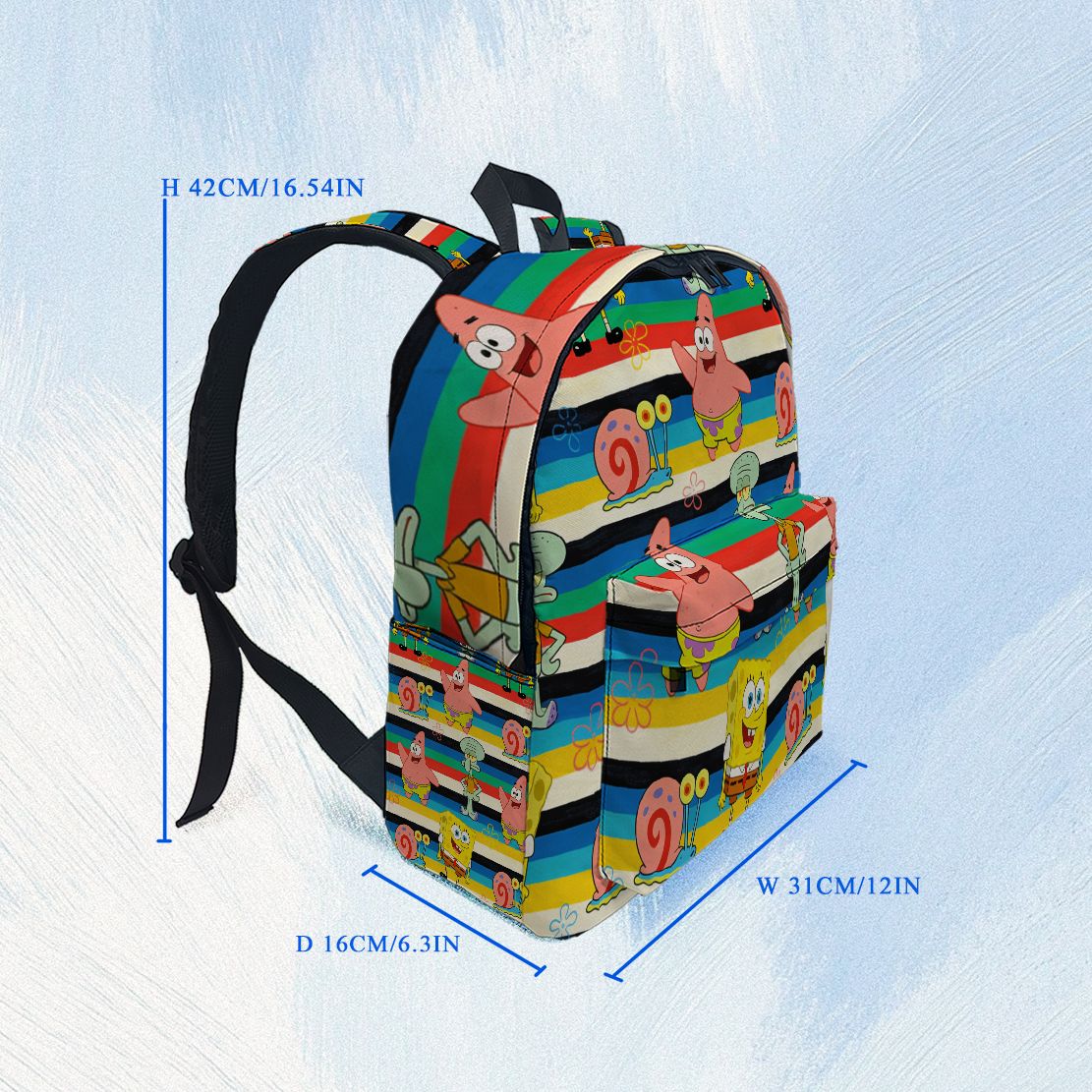 SpongeBob SquarePants Striped  - огляд і ціна Laptop Bag