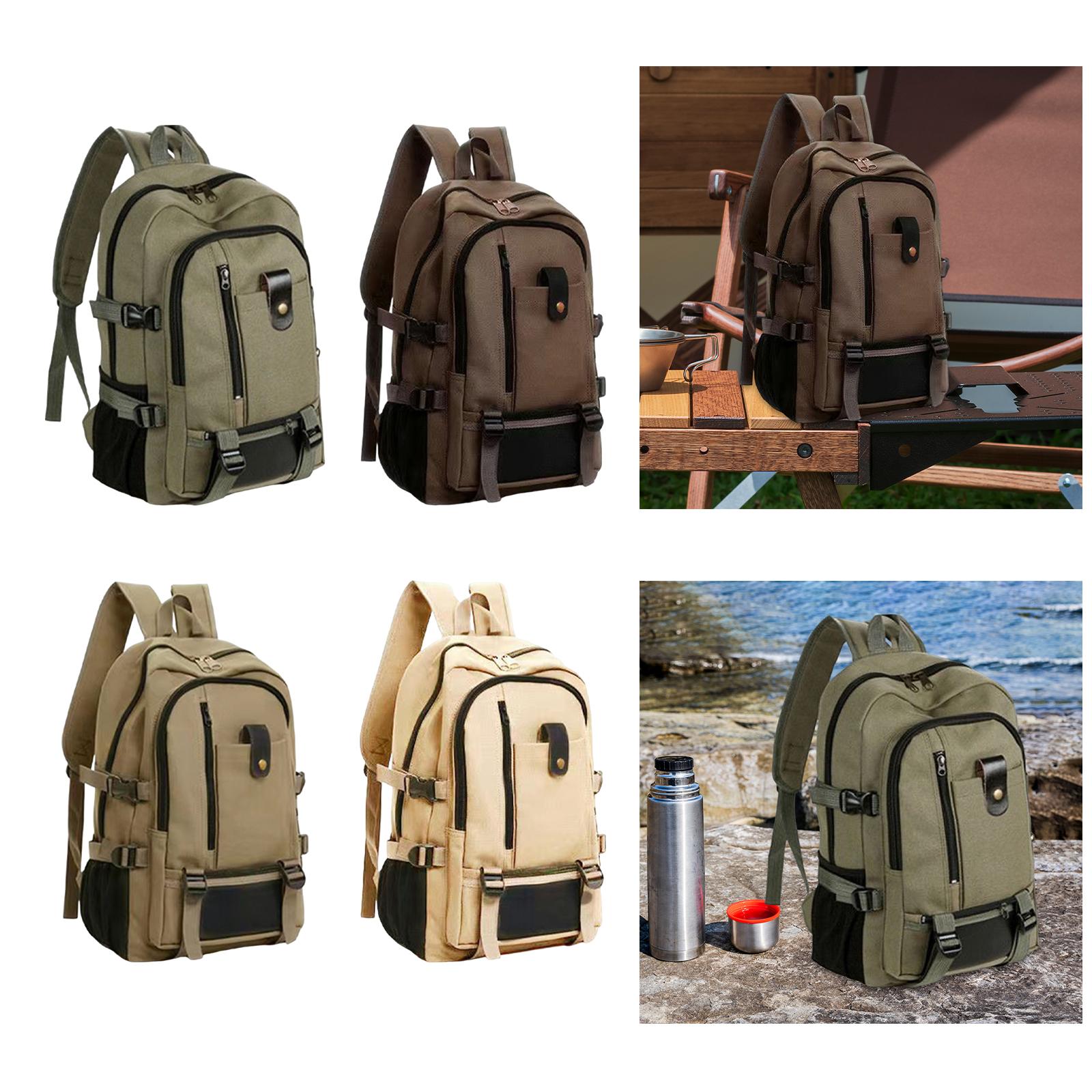 Large Canvas Travel Backpack L - огляд і ціна Laptop Bag