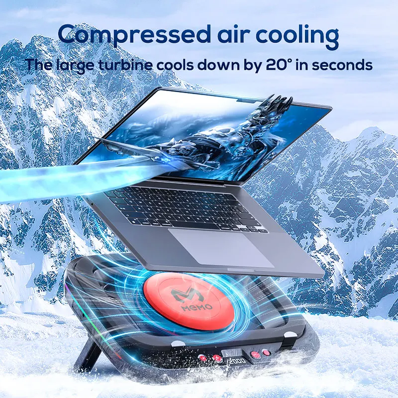 Memo Laptop Cooler with LED Di - огляд і ціна Laptop Cooling Pad