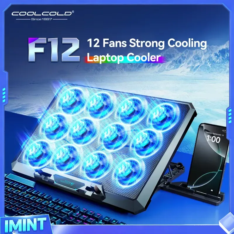 COOLCOLD Laptop Cooling Pad wi - огляд і ціна Laptop Stand