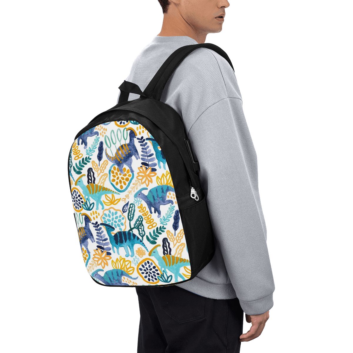 Gouache Parasaurolophuses Back - огляд і ціна Laptop Bag
