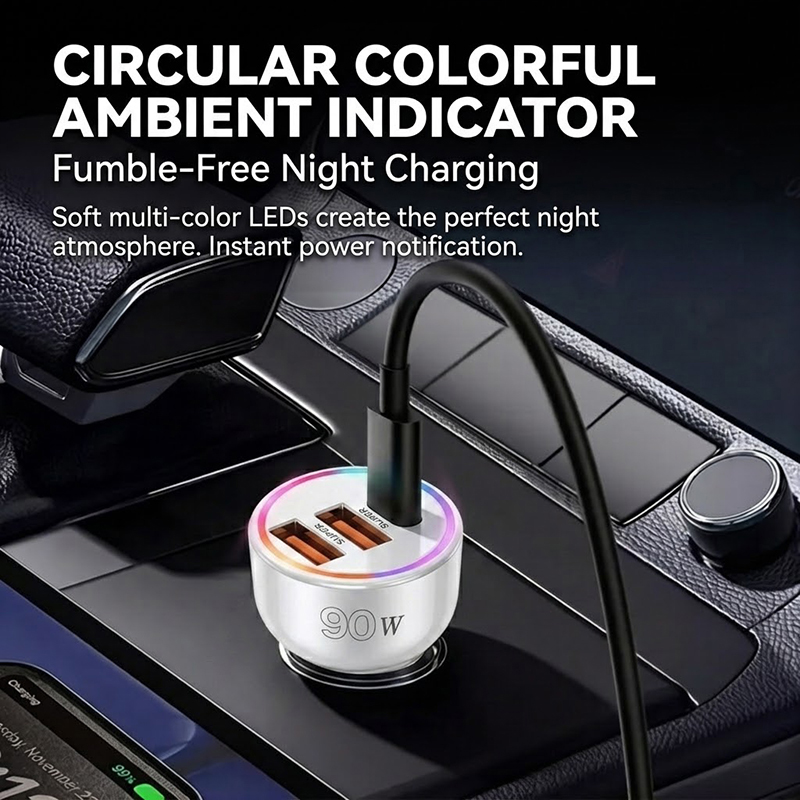 90W Car Charger Adapter with M - огляд і ціна Usb C Hub